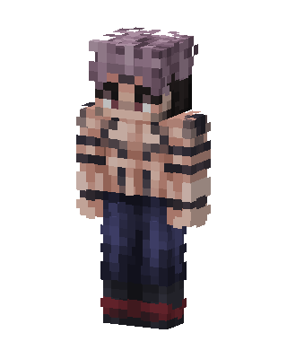 Gray Player Boy skin, 3D preview