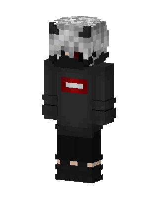 Black Player Boy skin, 3D preview
