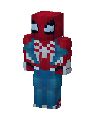 Spider-Man skin, 3D preview