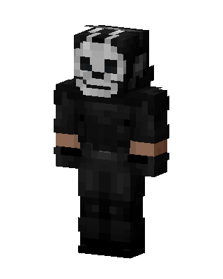 Black Fighter Boy skin, 3D preview