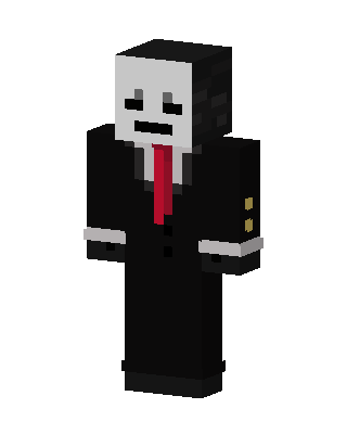 Black Player Boy skin, 3D preview