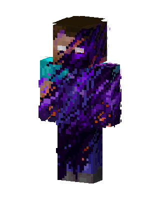Void Herobrine skin worn by KryzenPower