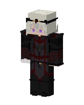 Crimson Knight skin, 3D preview