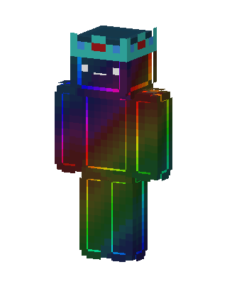 Rainbow Prince skin, 3D preview