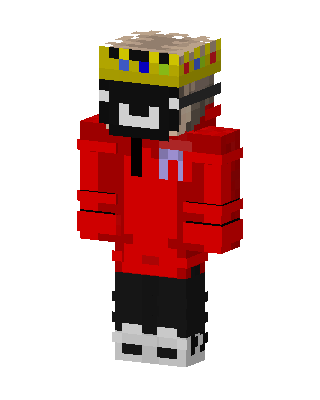Ranboo With Hoodie skin, 3D preview
