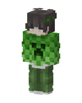 Creeper Hoodie Minecraft skin