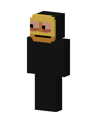 Tired Emoji Man skin, 3D preview