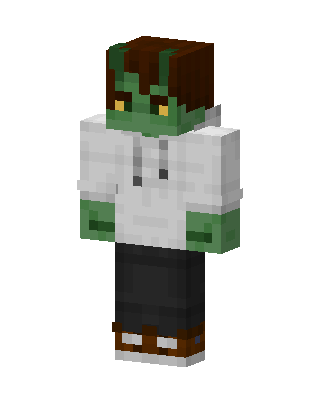 Hoodie Goblin skin, 3D preview
