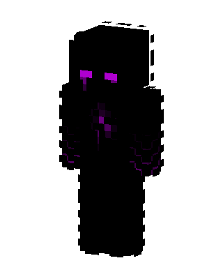 Enderman skin, 3D preview