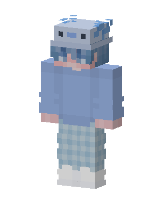 Axolotl Hoodie Minecraft skin