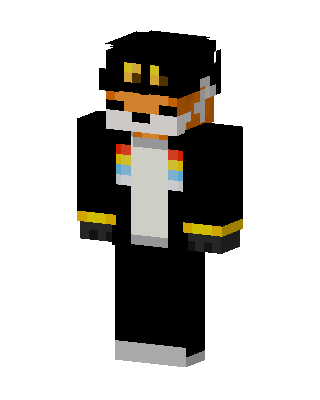 Black Suit Boy skin, 3D preview