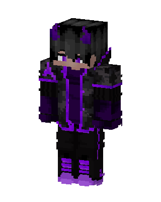 Purple Demon Boy Minecraft skin