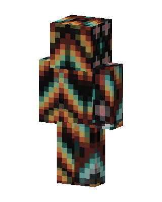 Ember Chevron skin, 3D preview