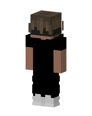 Black Player Boy skin, 3D preview