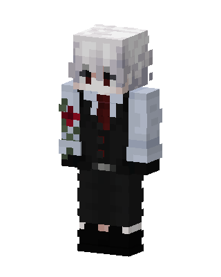 Crimson Rose Boy skin, 3D preview