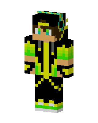 Neon Hoodie Boy Minecraft skin