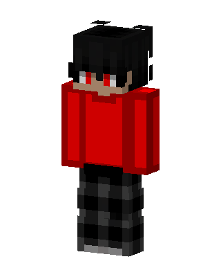 Crimson Plaid skin, 3D preview