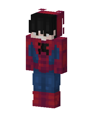 Spider-Man skin, 3D preview