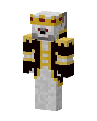 Royal Wolf King skin, 3D preview