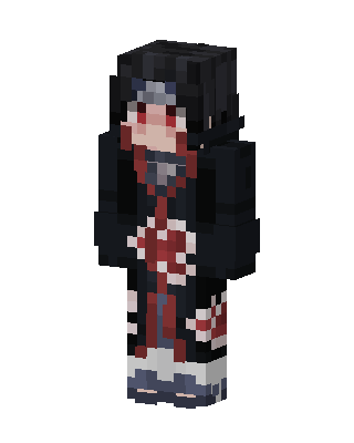 Itachi Uchiha skin, 3D preview