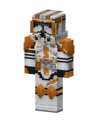 White Athlete skin, 3D preview