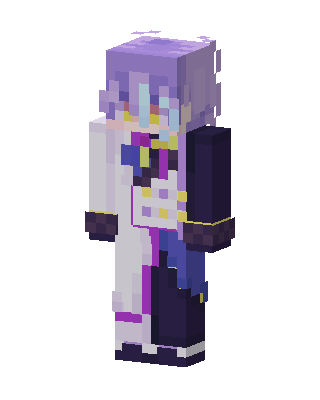 Lavender Mage skin, 3D preview