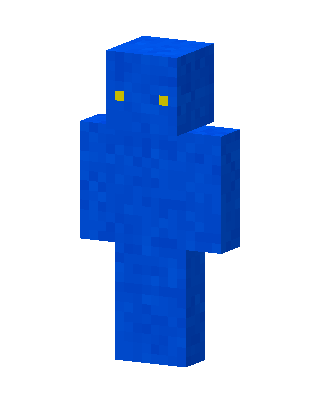 Blue Golem skin, 3D preview