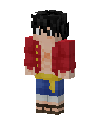 Monkey D. Luffy skin, 3D preview
