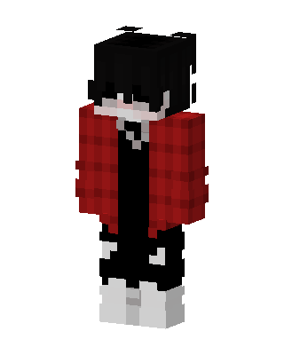 Red Flannel Emo skin, 3D preview