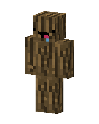 Brown Mob Boy skin, 3D preview