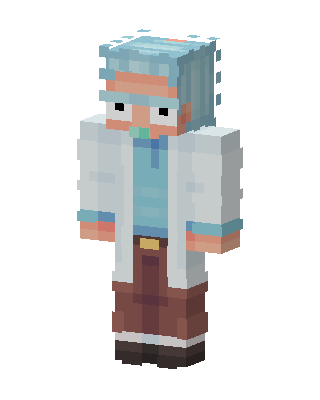 White Player skin, 3D preview