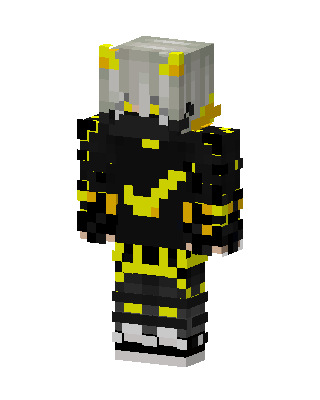Black Fighter Minecraft PvP skin