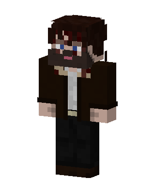 Bearded Survivor Minecraft skin