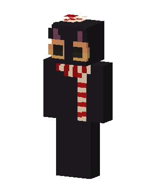 Black Holiday Boy Minecraft skin