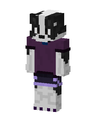 Border Collie skin, 3D preview