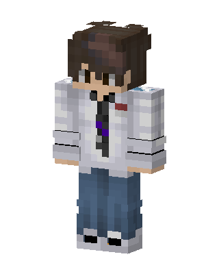 Lab Coat Boy skin, 3D preview