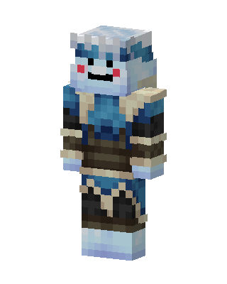 Blue Hero Boy skin, 3D preview