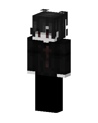 Black Goth Boy Minecraft skin