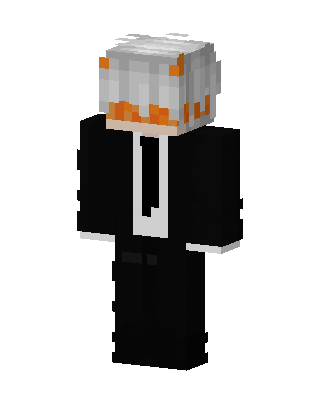Pumpkin Mask Suit skin, 3D preview