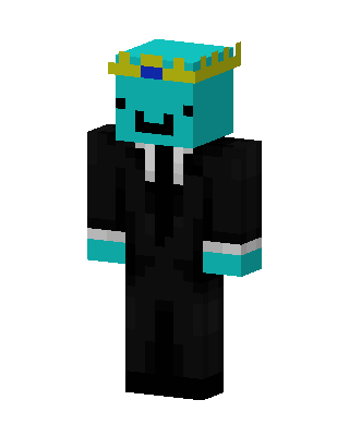 Royal Teal Slime Minecraft skin