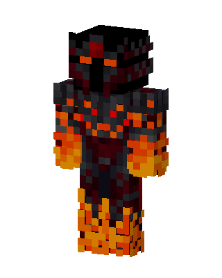 Black Masked Villain Boy Minecraft demon skin