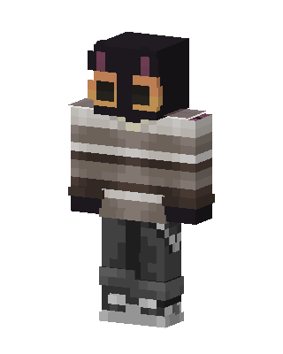 Goggle Hoodie skin, 3D preview