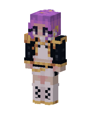 Gilded Maid skin, 3D preview