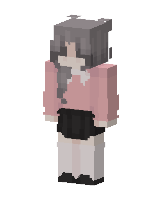 Pink Sweater Girl Minecraft skin