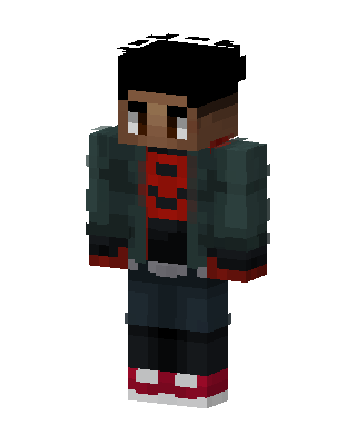 Miles Morales Minecraft skin