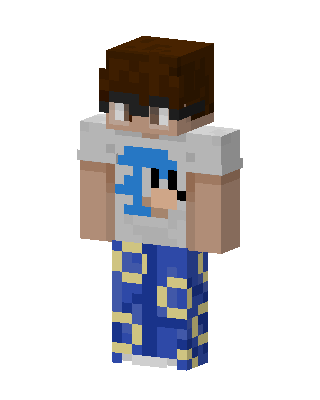 Sonic Tee Boy skin, 3D preview
