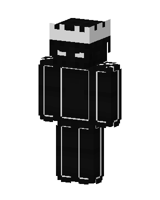 Black King skin, 3D preview