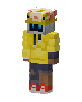 Yellow Cop skin, 3D preview
