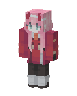 Zero Two skin, 3D preview