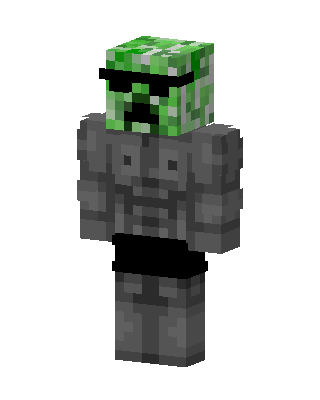 Buff Creeper Minecraft skin